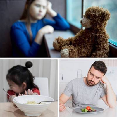 Traumi infantili e disturbi alimentari. Esordio del disturbo alimentare in età infantile o in età adulta. Eziopatogenesi, diagnosi e trattamento