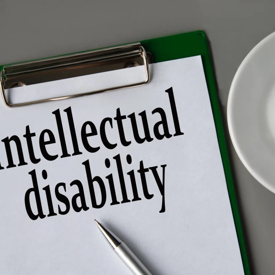 Intellectual,Disability,-,Words,On,A,White,Sheet,On,A